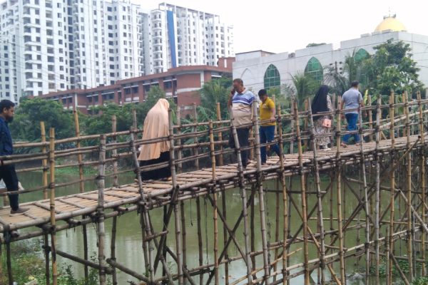 আফতাবনগর ও বনশ্রীর মাঝে ৩টি সেতুর নির্মাণ কাজের উদ্বোধন কাল