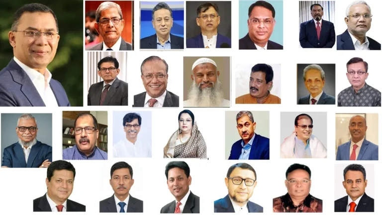 কে কোন মন্ত্রণালয় পেলেন